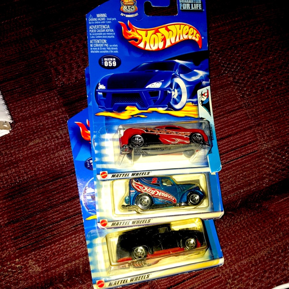3- PACK HOTWHEELS. 2003 and 2002 COLLECTIONS